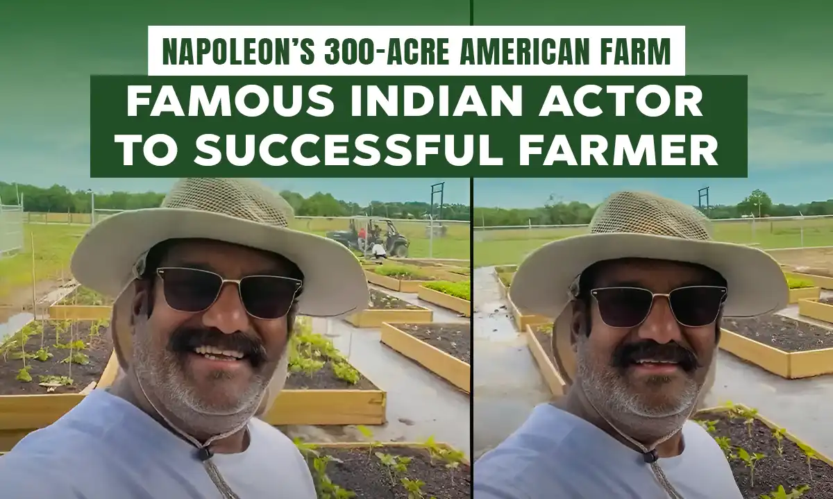 Napoleon's 300-Acre Farm: A Bollywood Star’s Journey to Sustainable Farming