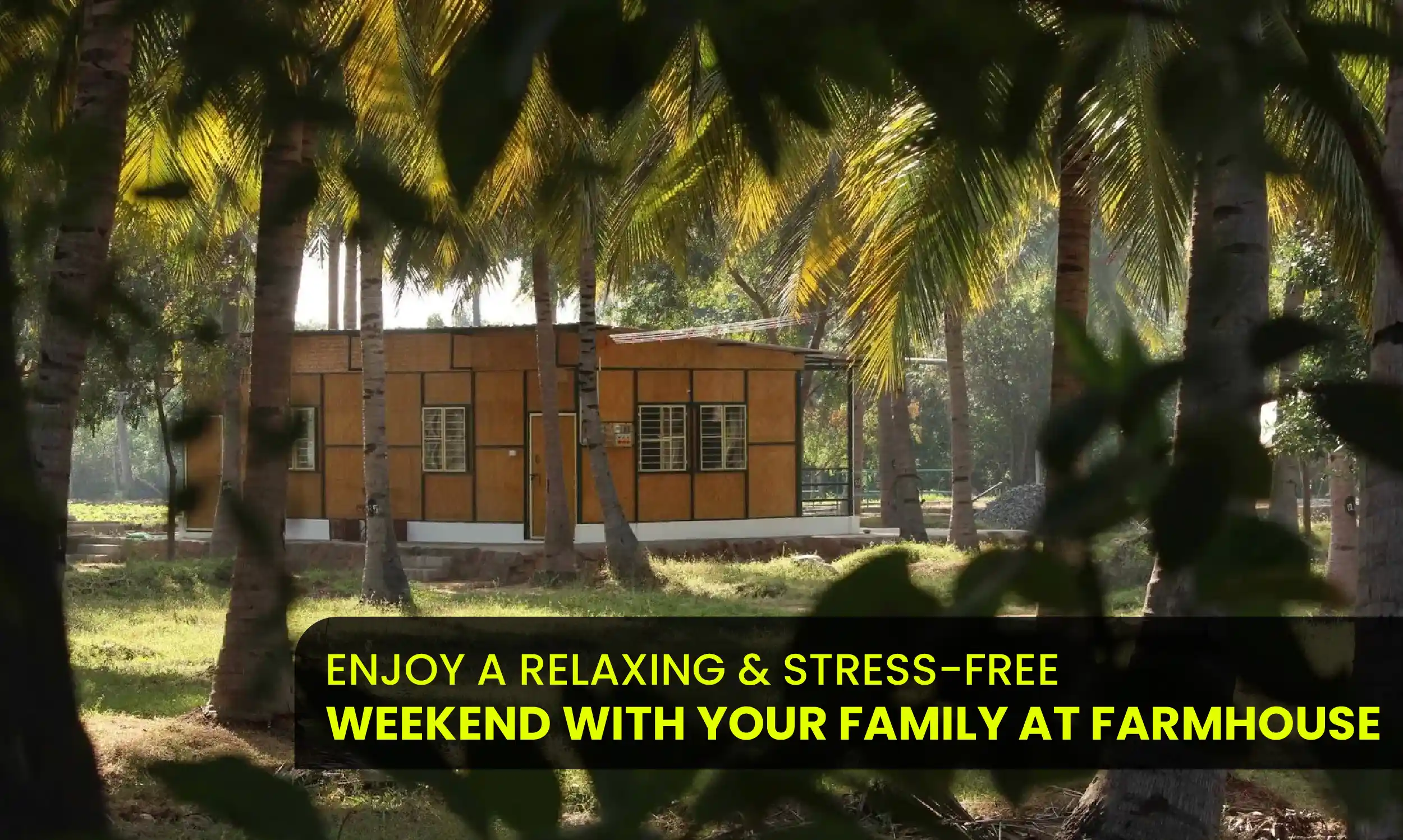 Enjoy a Relaxing, Spend a Stress-Free Weekend with Family at Our Farmhouse
