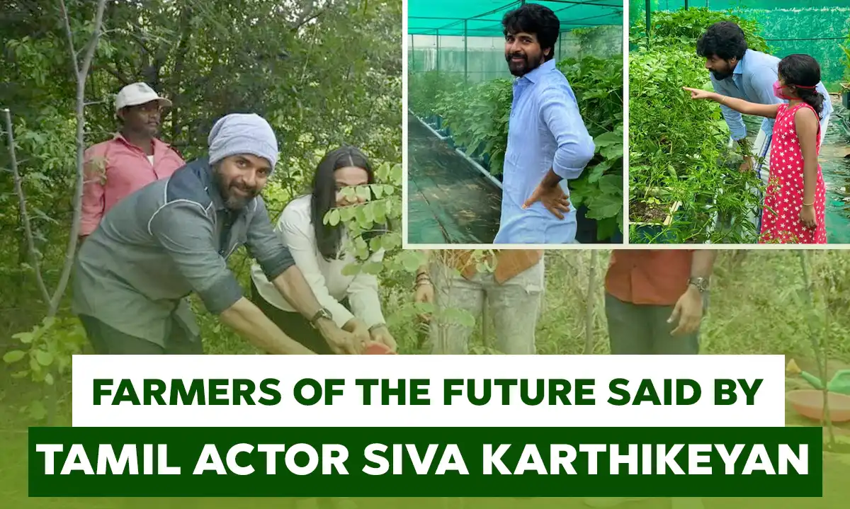 Farmers of the Future Said By Tamil Actor Siva Karthikeyan