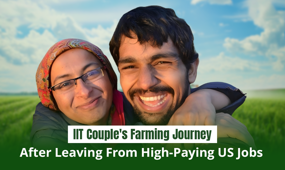 IIT Couple’s Farming Journey After Leaving High-Paying US Jobs: A Story of Sustainable Agriculture