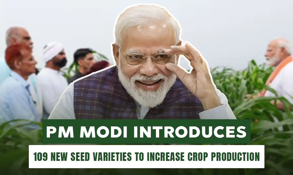 Boosting Agriculture: PM Modi Introduces 109 New Seed Varieties for Increased Crop Production